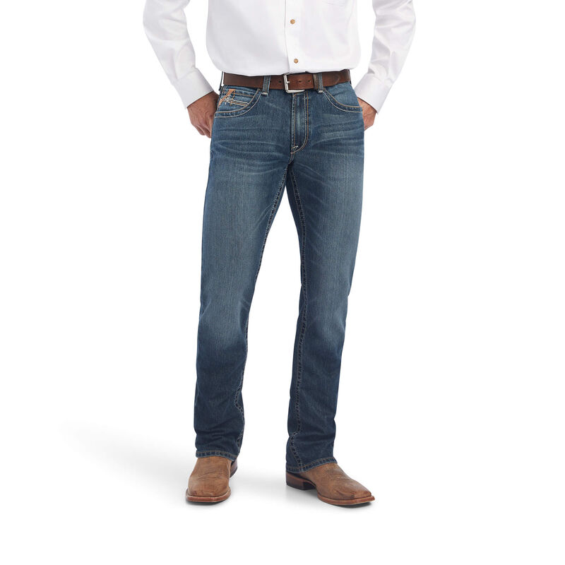 Ariat Jeans Herren - M5 Straight Durazno Straight Blau ( HOGND-9568 )